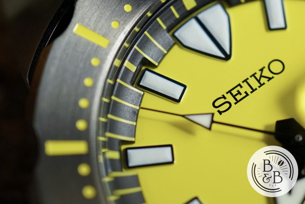 Seiko SRPF35K1 Yellow Monster – Beans & Bezels