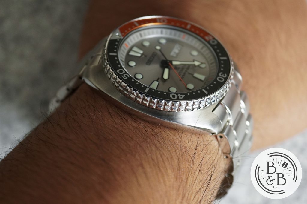 Seiko SRPD01K1 Dawn Grey Turtle  – Beans & Bezels