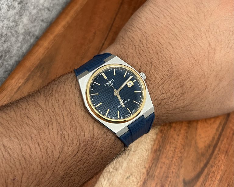 Delugs Tissot PRX Rubber Strap Beans & Bezels