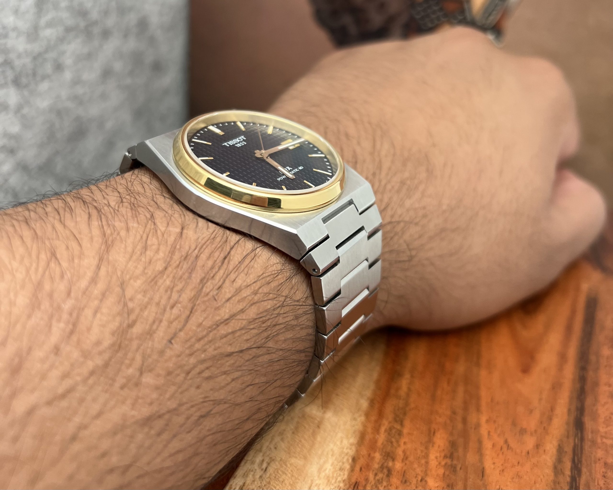Delugs Tissot PRX Rubber Strap Beans & Bezels