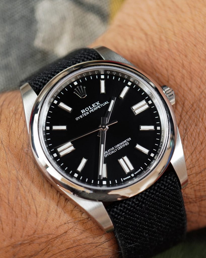 rolex oyster perpetual 41mm 124300 black watch
