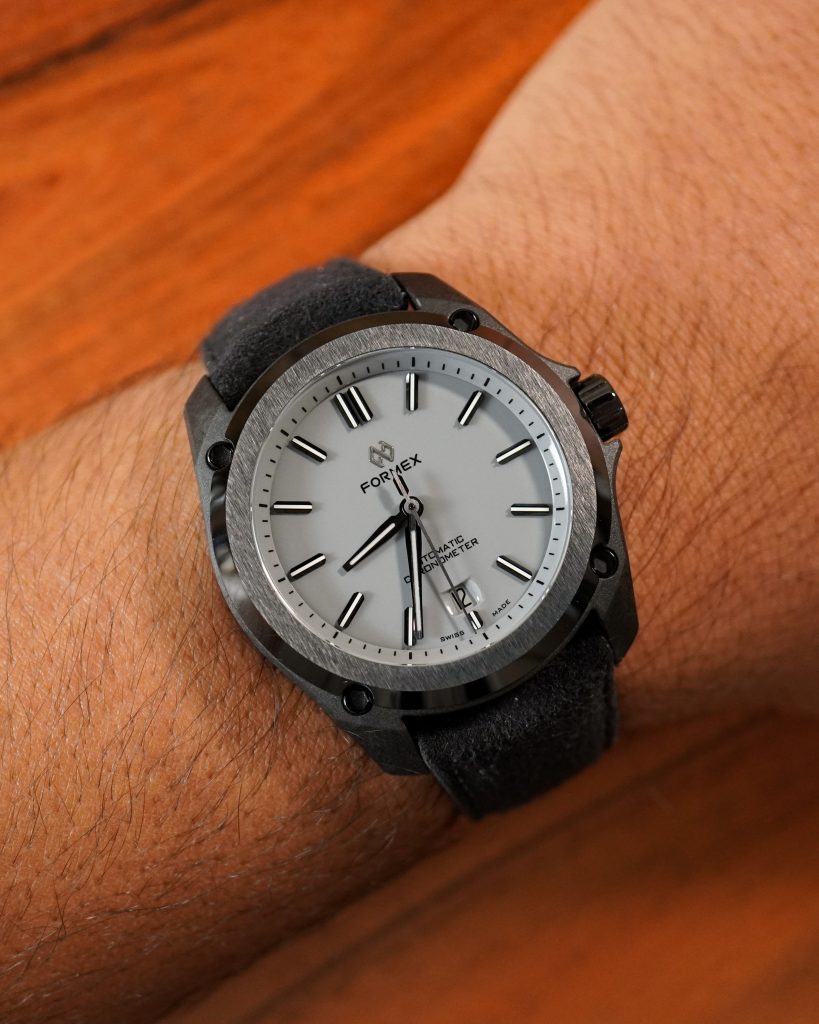 formex essence leggera 41 cool grey carbon ceramic lacquer