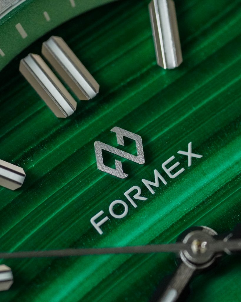formex essence thirtynine 39 malachite dial watch