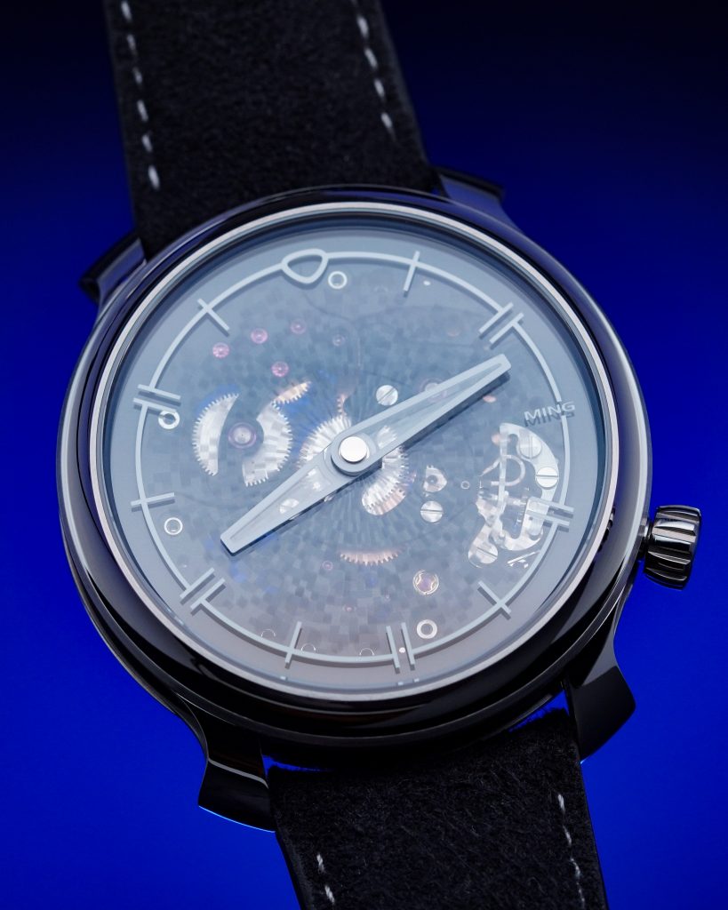ming 20.11 mosaic sapphire dial watch schwarz etienne
