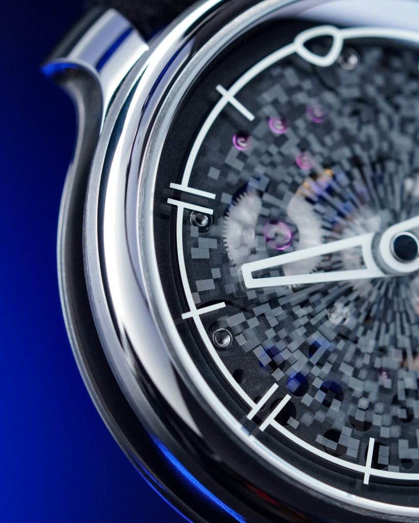 ming 20.11 mosaic sapphire dial watch schwarz etienne