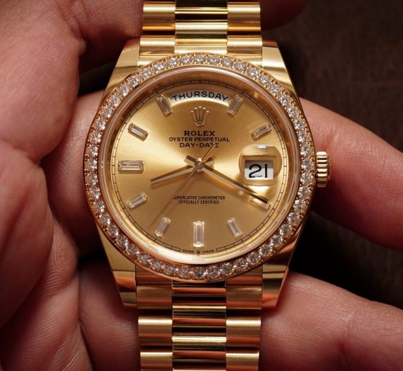 Rolex Day Date Yellow Gold Champagne Dial