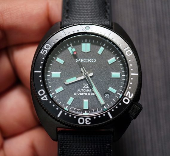 Seiko ‘Black Series’ SPB335J1 Slim Turtle