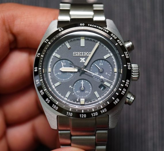 Seiko Speedtimer SSC819 Solar Chronograph