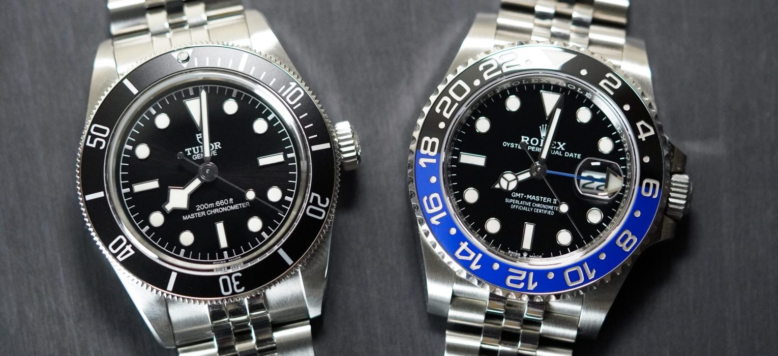Tudor Black Bay 41 Monochrome vs Rolex GMT Master II Batgirl Beans Bezels