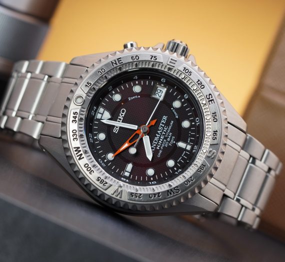 Seiko Kinetic Landmaster Titanium SBDW005